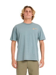 Volcom pánské tričko Zorch Sst Tradewinds | Modrá | Velikost M | 100% bavlna