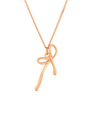 Vuch Něžný pozlacený náhrdelník Stellara Rose Gold