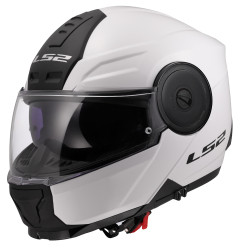Výklopná moto přilba LS2 FF902 Scope II Solid Gloss White XS (53-54)
