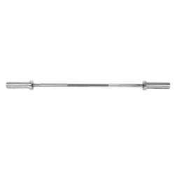 Vzpěračská tyč inSPORTline OLYMPIC OB-47 rovná 120cm/50mm bez objímek