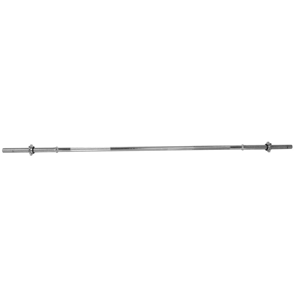 Vzpěračská tyč inSPORTline RB-47T 120cm/30mm • rovná • se závitem a objímkami