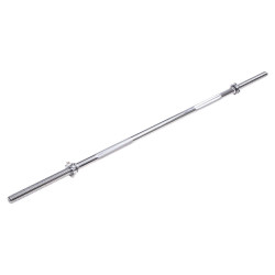 Vzpěračská tyč inSPORTline Welexty 160cm/30mm • se závitem a objímkami