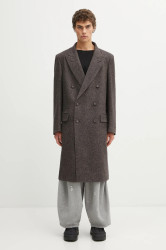 Wales Bonner  Vlněný kabát  Mayfair Coat