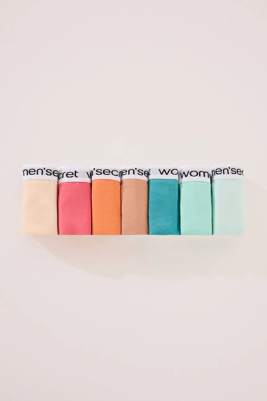 women'secret  Bavlněná tanga  7-pack