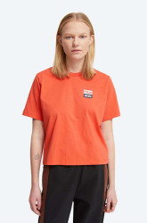 Wood Wood  Bavlněné tričko  Steffi T-Shirt x Fila