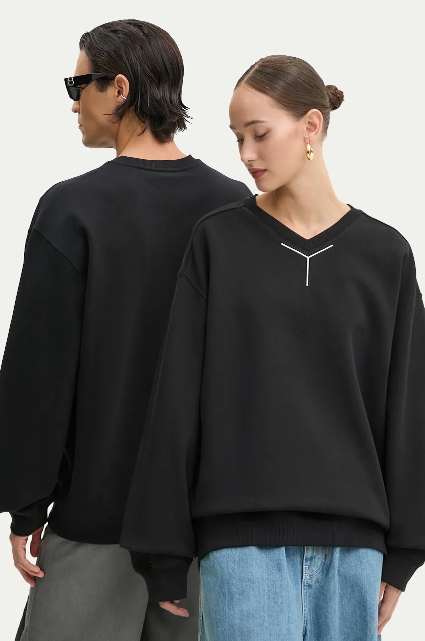 Y/Project  Bavlněná mikina  Y CHROME SWEATSHIRT