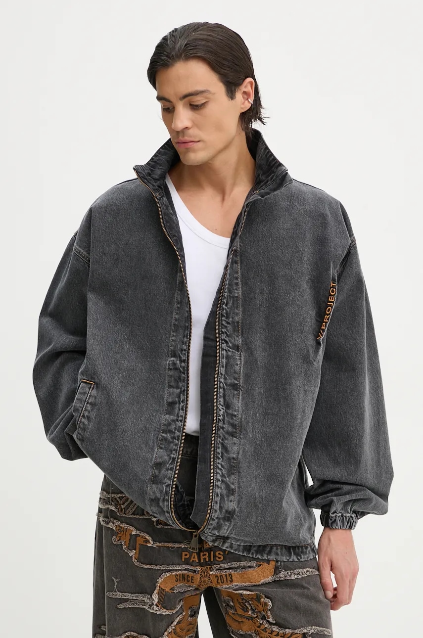 Y/Project  Džínová bunda  EVERGREEN PINCHED LOGO DENIM WINDBREAKER