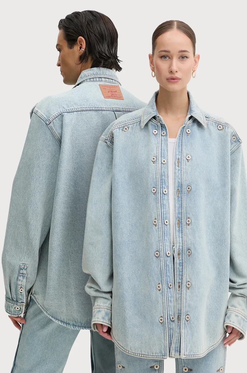 Y/Project  Džínová bunda  EVERGREEN SNAP OFF DENIM SHIRT