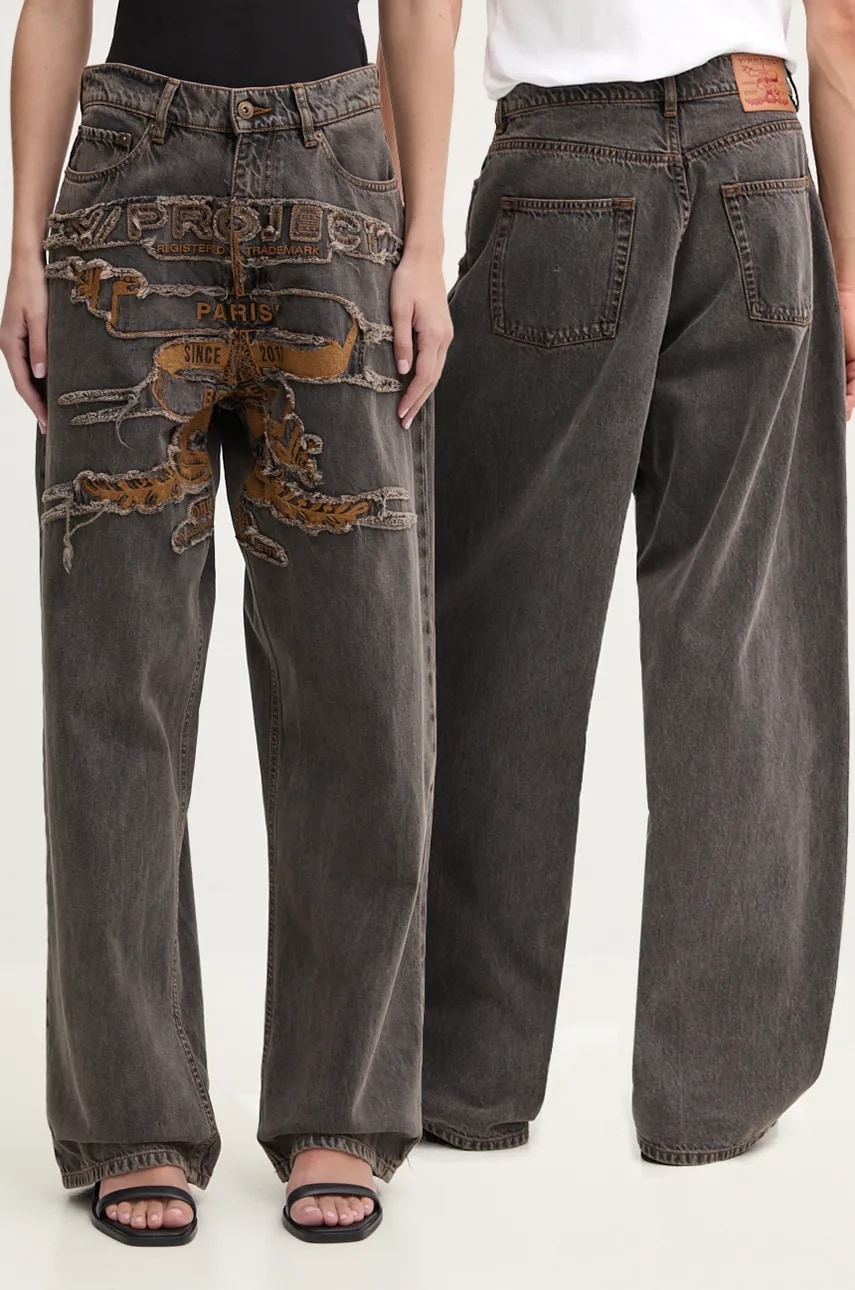 Y/Project  Džíny  EVERGREEN PARIS' BEST PATCH JEANS