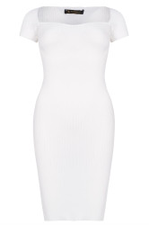 Z2016 DEWBERRY WOMEN'S DRESS-PLAIN WHITE