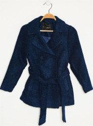 Z8000 DEWBERRY GIRLS' COAT-NAVY BLUE