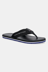 Žabky Tommy Hilfiger HILFIGER LEATHER BEACH SANDAL