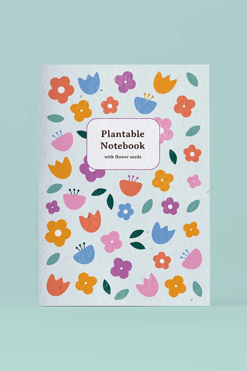 Zápisník se semínky květin k pěstování RESETEA 14,8 x 21 cm