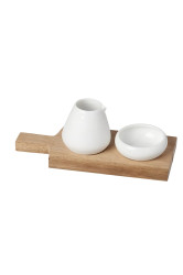 Zásobníky na olej a sůl s podložkou Raeder