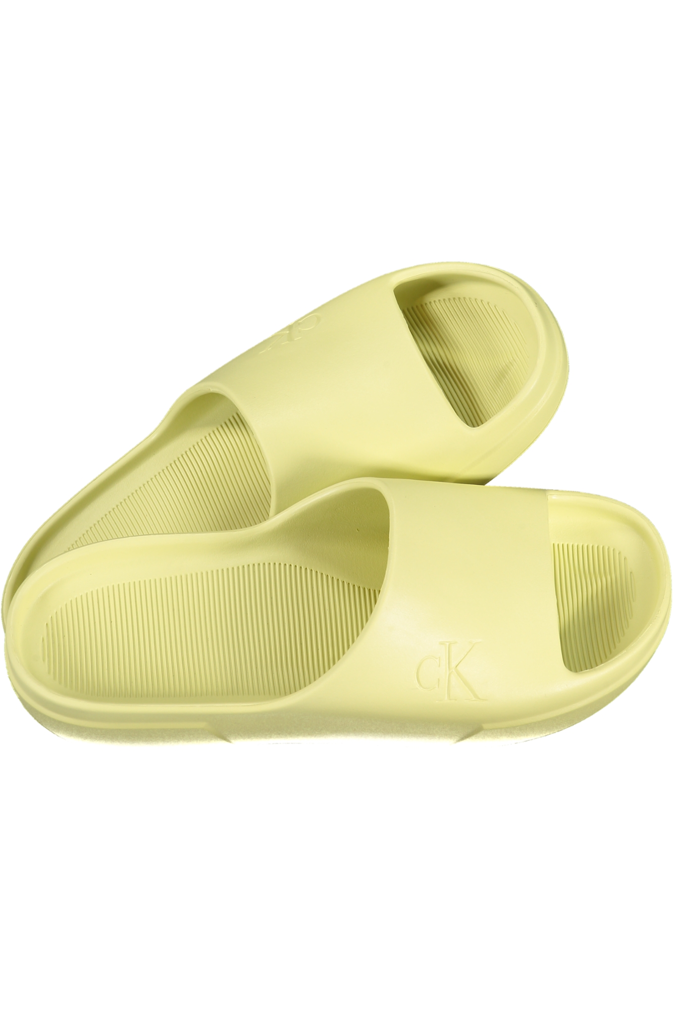 Žluté pantofle Calvin Klein
