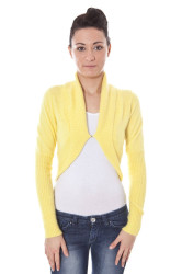 Žlutý dámský cardigan Datch