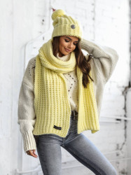 Žlutý šátek Cocomore bmgB576.lemon
