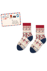 ZOOKSY/RAINBOW SOCKS Dětské vánoční dopisní ponožky Zooxy