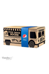 ZOOKSY/RAINBOW SOCKS Pepsi x Rainbow ponožky Food Truck Ponožky sada 3 párů