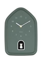 Zvukové nástěnné hodiny Karlsson Modern Kitty 20 x 29 cm