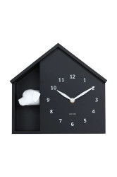 Zvukové nástěnné hodiny Karlsson Peeking Doggy 29 x 26 cm
